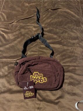 Tim Hortons 'Tim Biebs' Brown Corduroy Waist Bag, Justin Bieber, new with tags